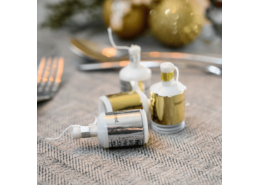 Gold and Silver Foil Mixed Party Poppers 